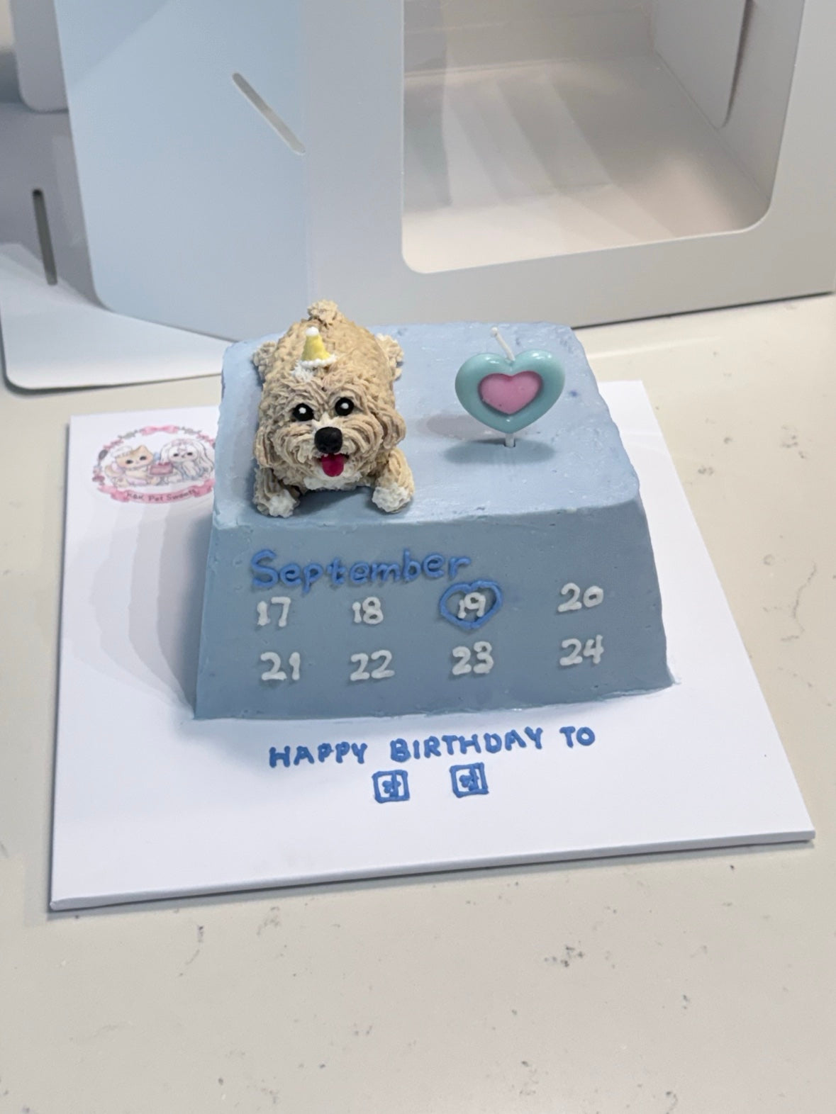 3D立体头像挂历蛋糕