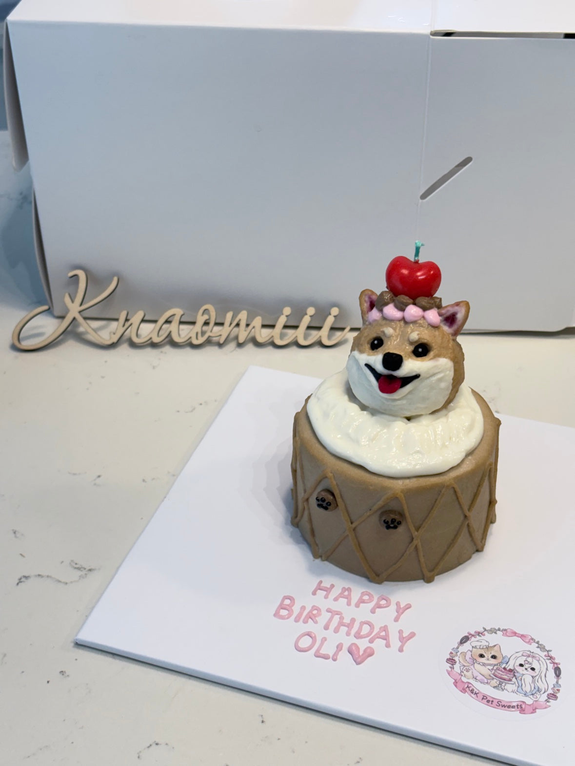 3D Sculpted Small Head Cone Cake